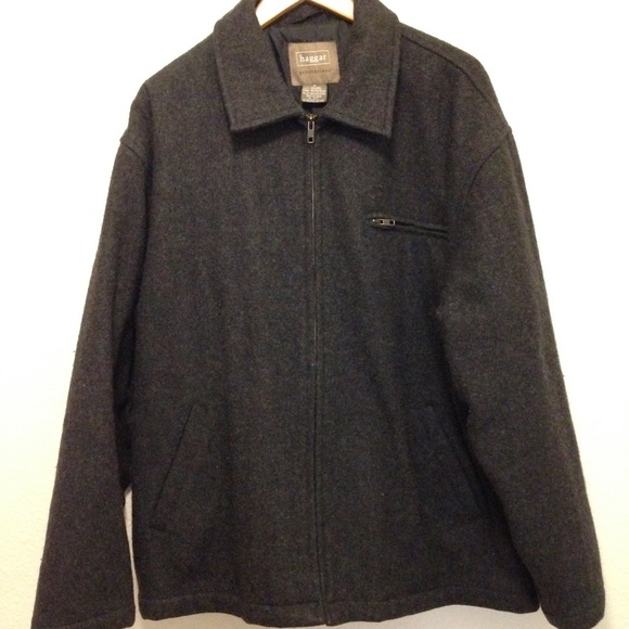 Men's Haggar Wool Blend Coat - Picture 1 of 5